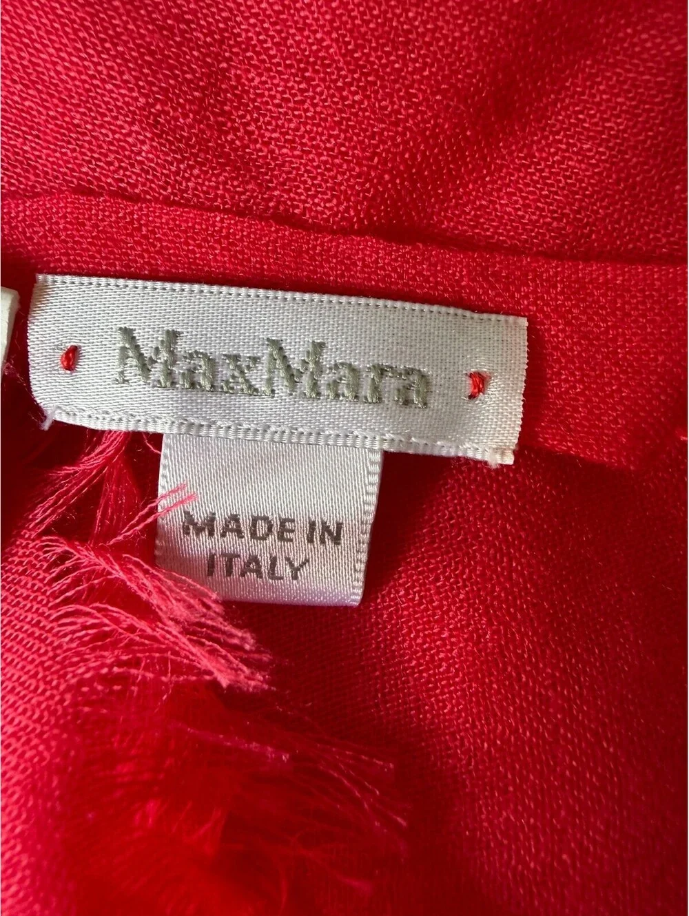 NWOT Max Mara Palla Scarf Deep Pink Cashmere Silk Wool Blend Made in Italy $675